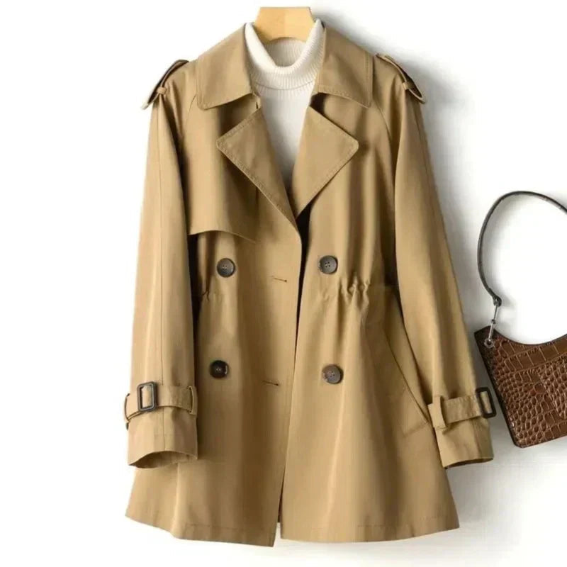 Image of Dames Double-Breasted Trenchcoat