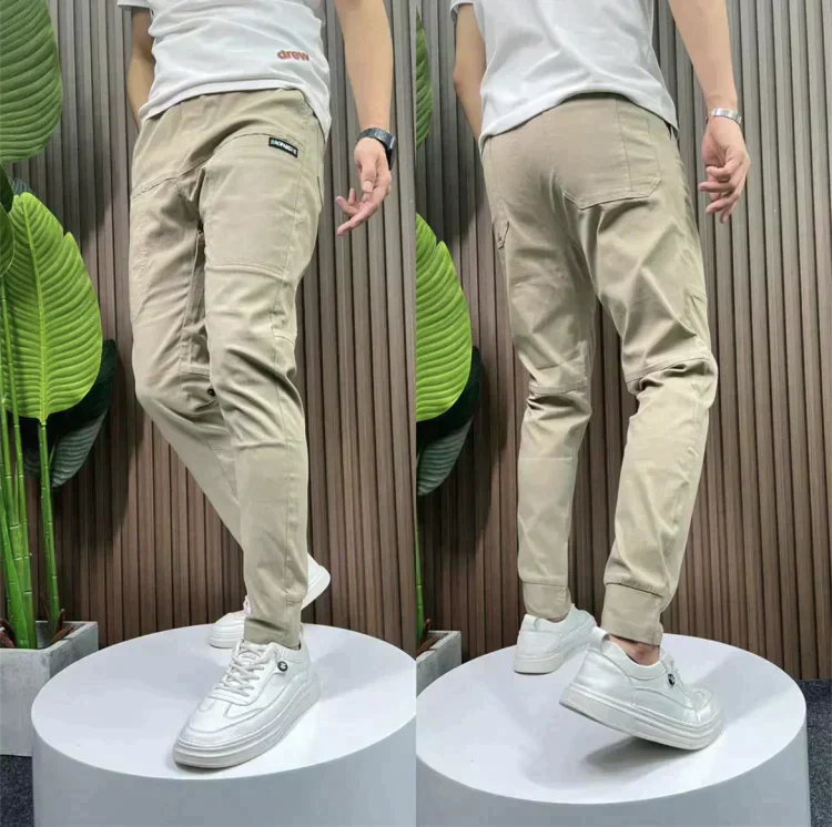 Image of Heren Slim-Fit Cargobroek