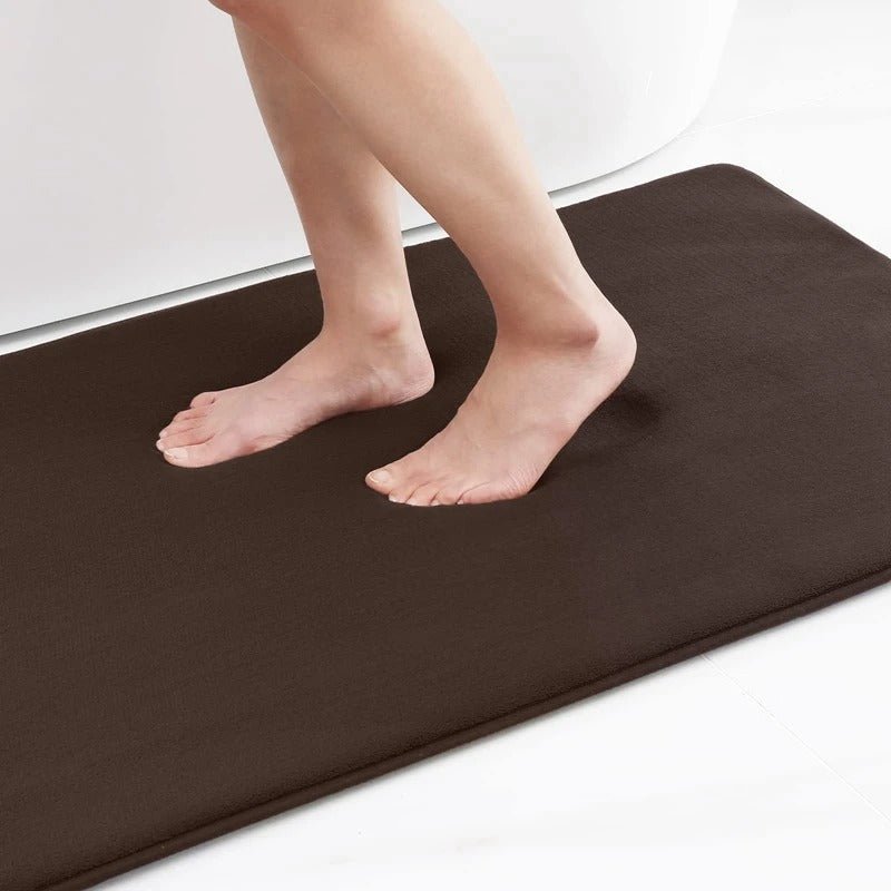 Elara Haus Bath Mat - Velvet Memory Foam Non Slip Bathroom Mats 9