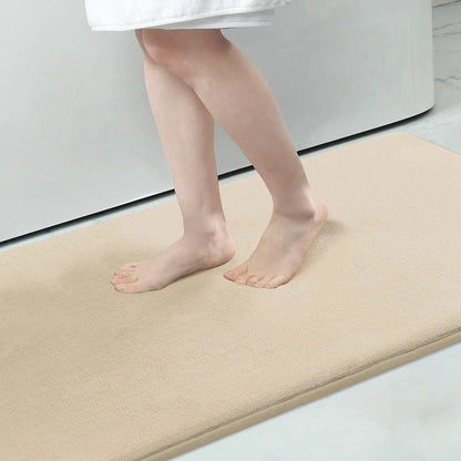 Elara Haus Bath Mat - Velvet Memory Foam Non Slip Bathroom Mats 10