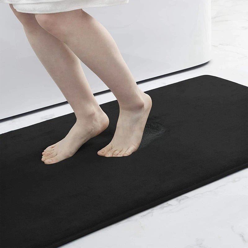 Elara Haus Bath Mat - Velvet Memory Foam Non Slip Bathroom Mats 11