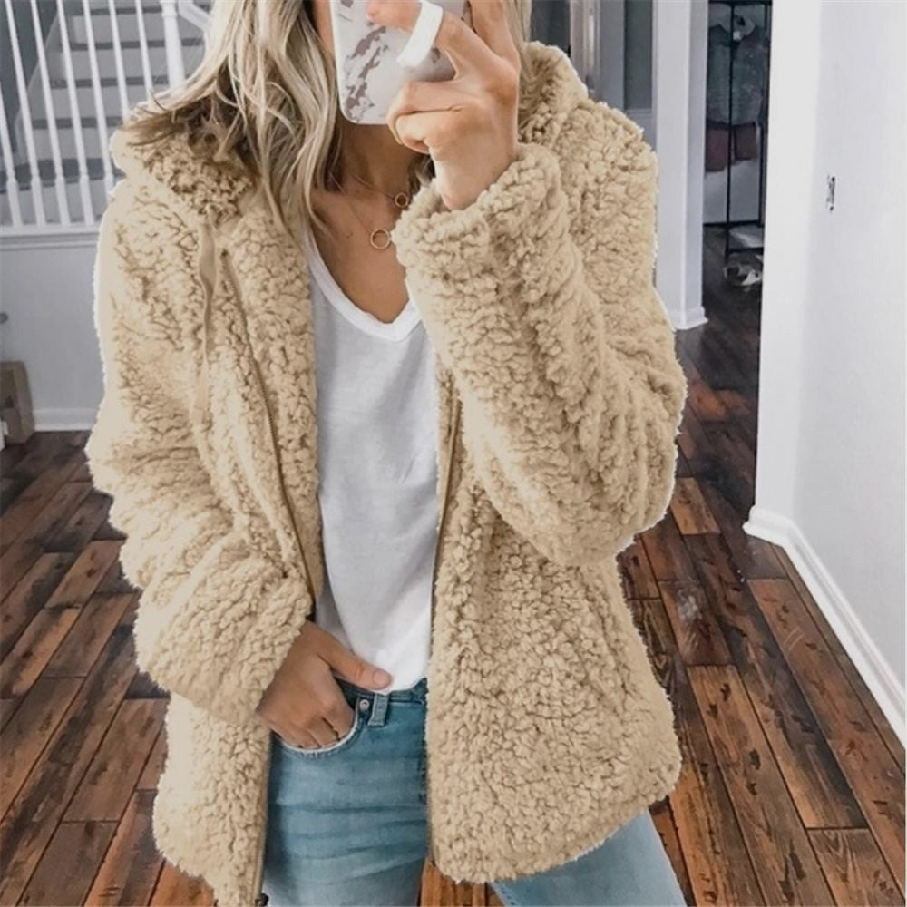Ida | Damen Kapuzen-Strickjacke mit offener Vorderseite - Image 11