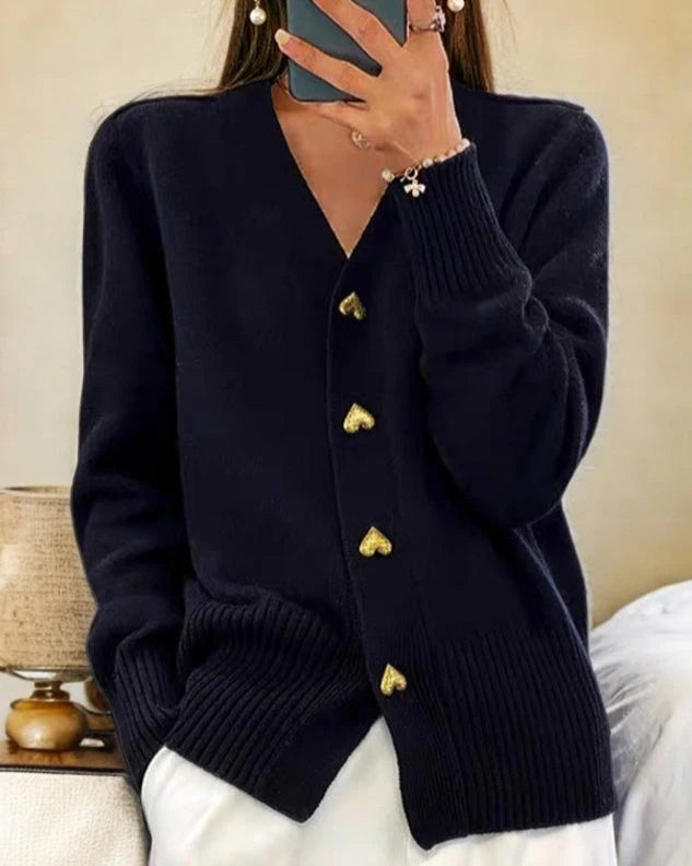 Image of Dames Cardigan met Knoopsluiting