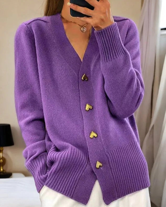 Image of Dames Cardigan met Knoopsluiting
