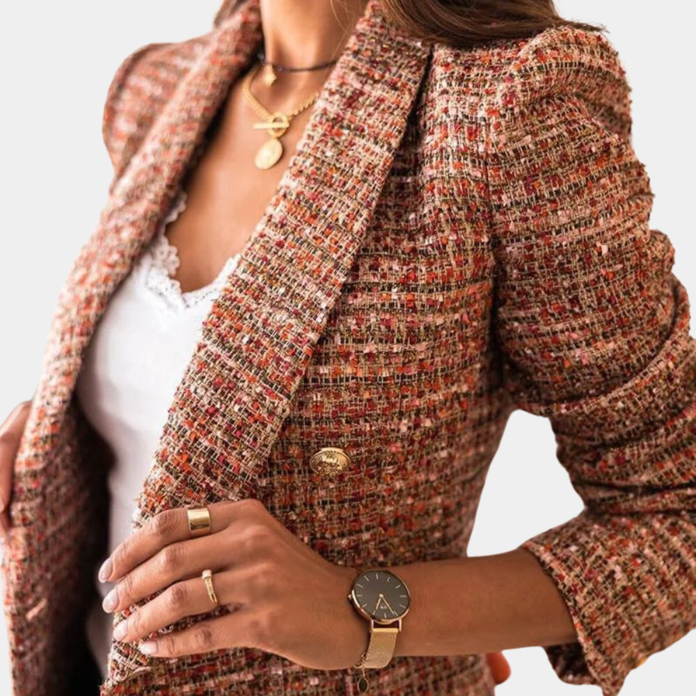 Image of Dames Double-Breasted Blazer Jas