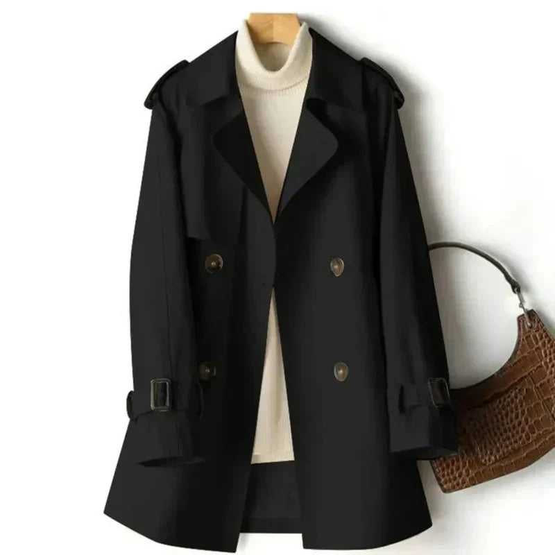 Image of Dames Double-Breasted Trenchcoat