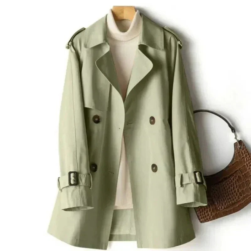 Image of Dames Double-Breasted Trenchcoat