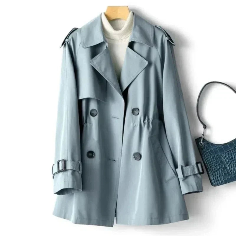 Image of Dames Double-Breasted Trenchcoat