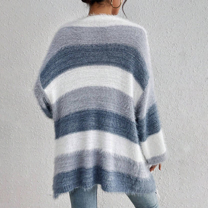 Image of Dames Gestreept Open Vest