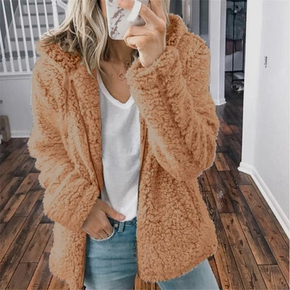 Image of Dames Hooded Loose Fit Jas