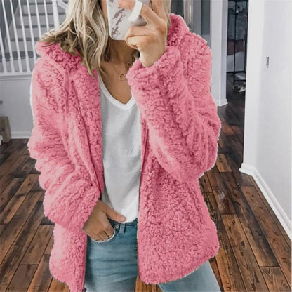 Image of Dames Hooded Loose Fit Jas