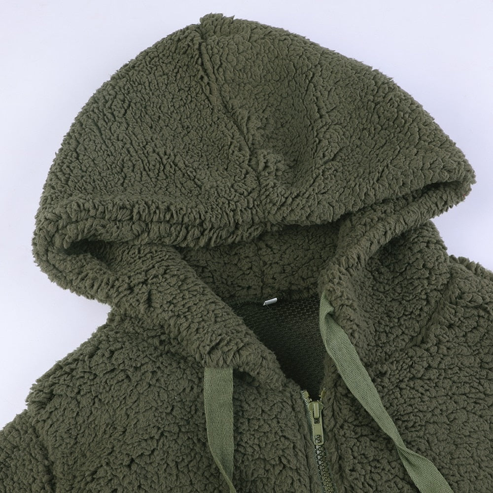 Image of Dames Hooded Loose Fit Jas