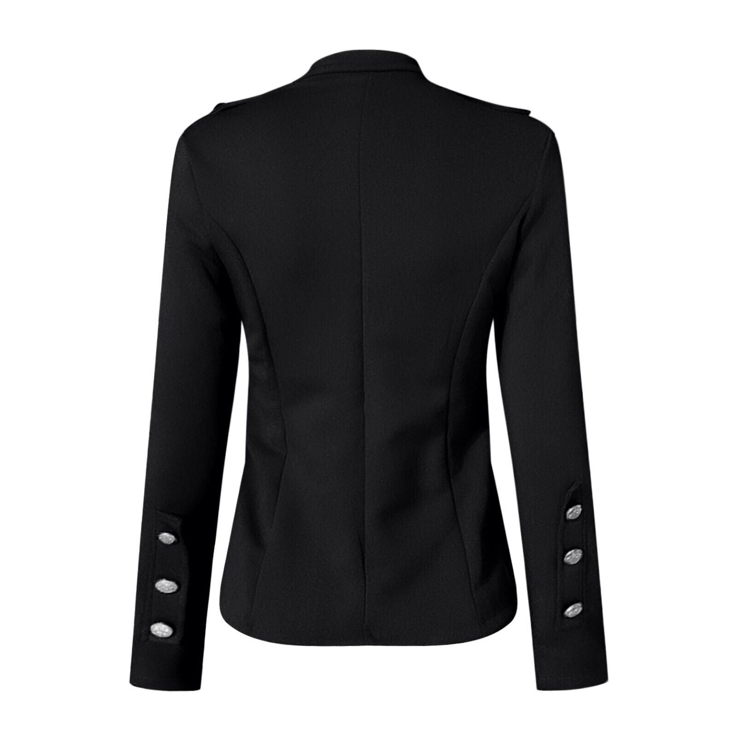Image of Dames Military Jacket met Knoopsluiting