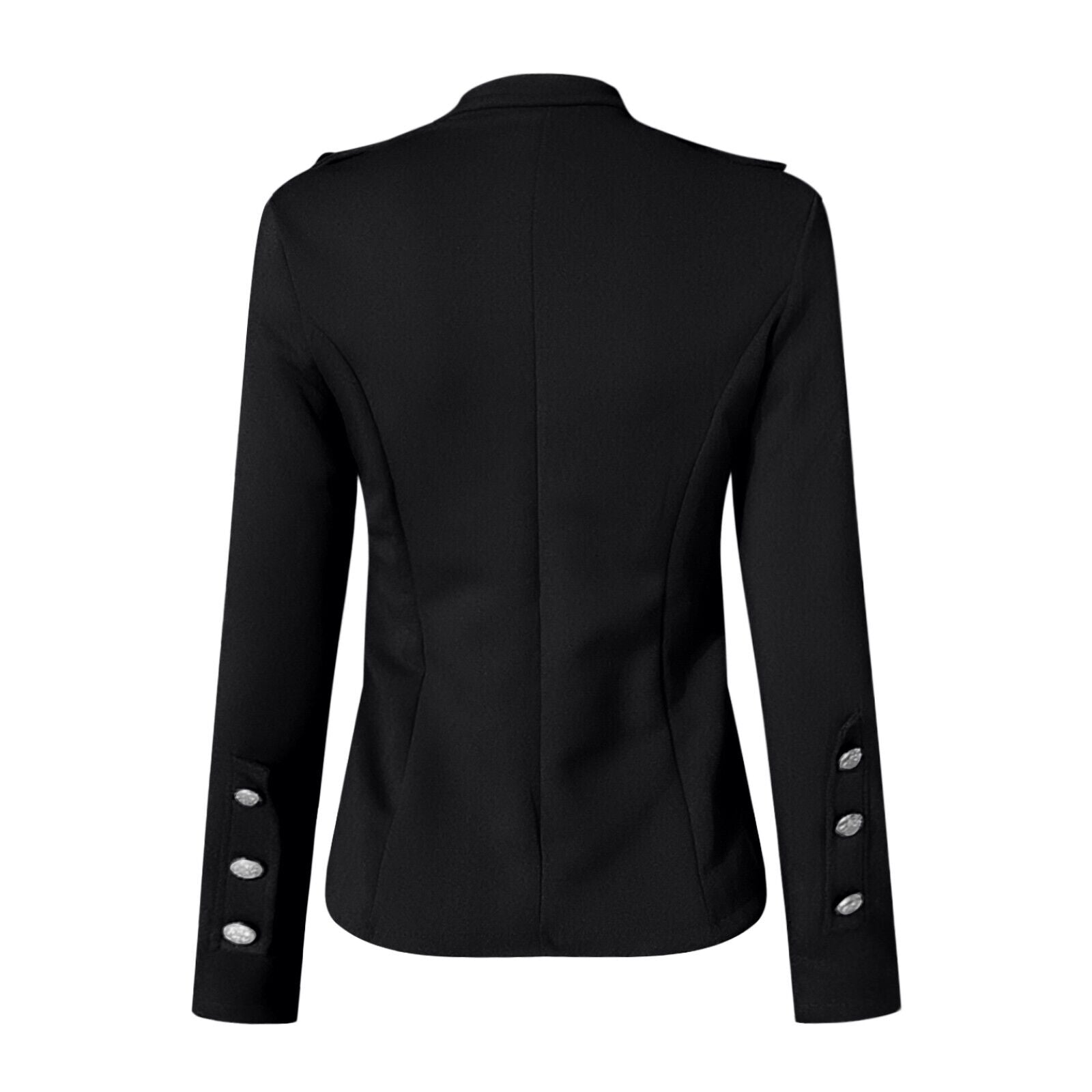 Image of Dames Military Jacket met Knoopsluiting