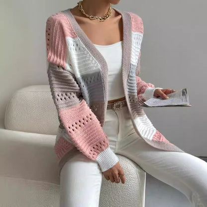 Image of Dames Open Vest Gebreid Vest