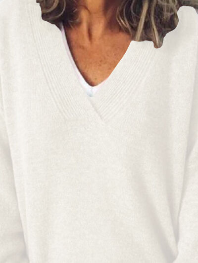 Image of Dames Oversized V-hals Trui