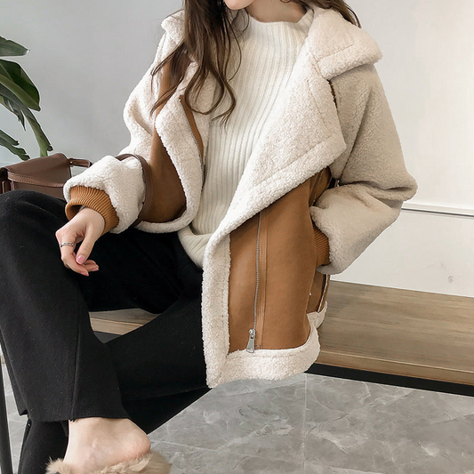 Image of Dames Sherpa Aviator Jas