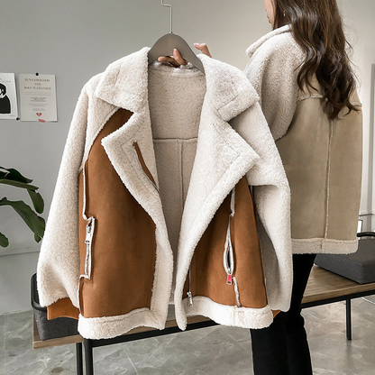 Image of Dames Sherpa Aviator Jas