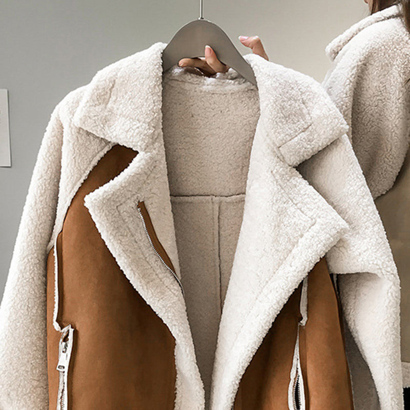 Image of Dames Sherpa Aviator Jas