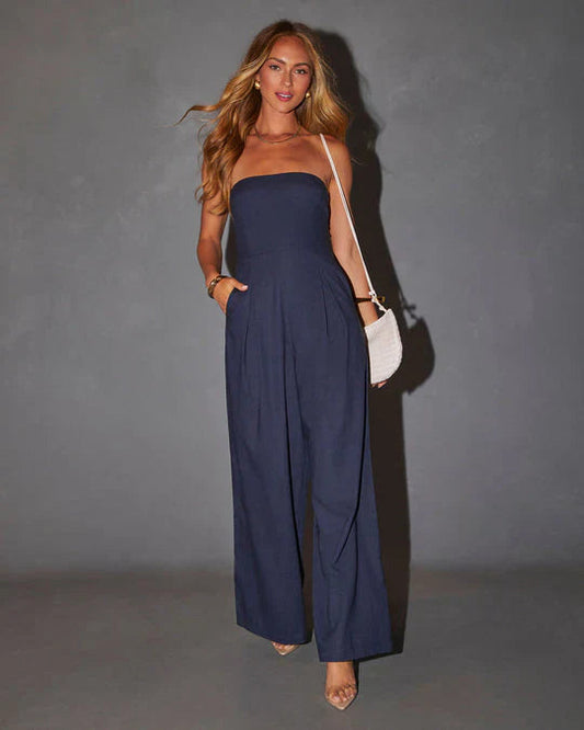 Image of Dames Strapless Wijde Pijpen Top