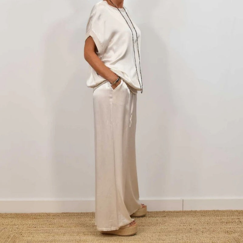 Image of Dames Wijde Pijpen Broek Set