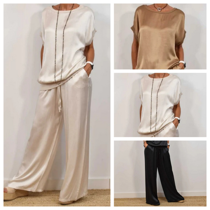 Image of Dames Wijde Pijpen Broek Set