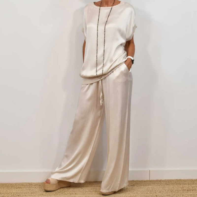 Image of Dames Wijde Pijpen Broek Set