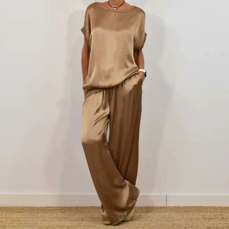 Image of Dames Wijde Pijpen Broek Set