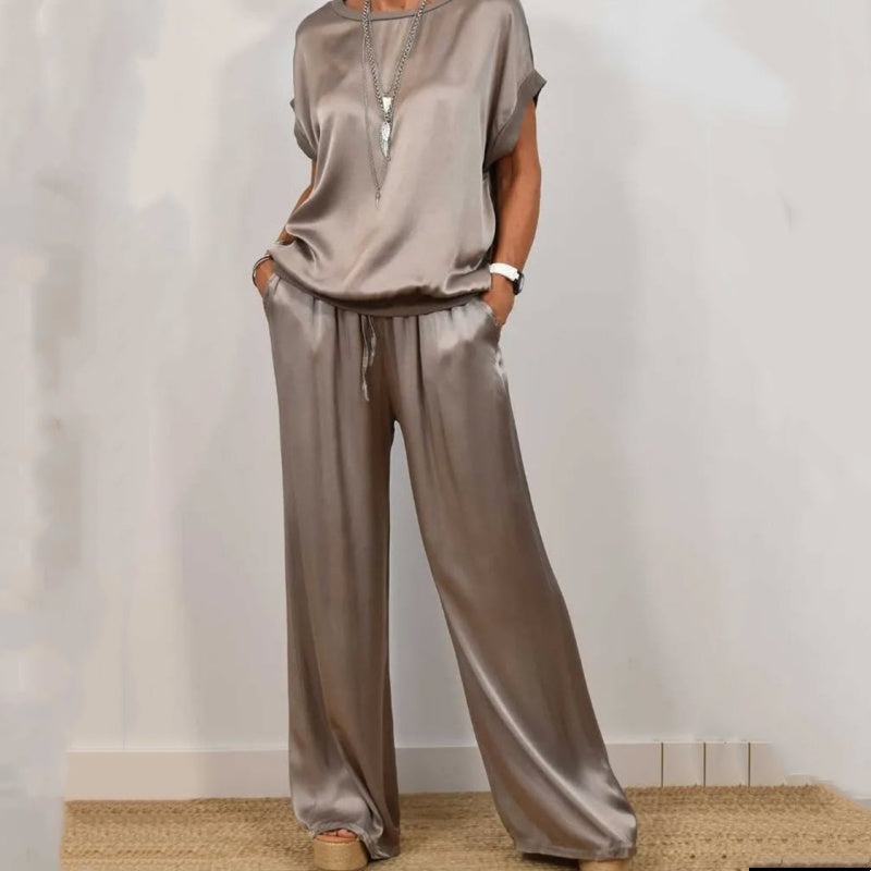 Image of Dames Wijde Pijpen Broek Set