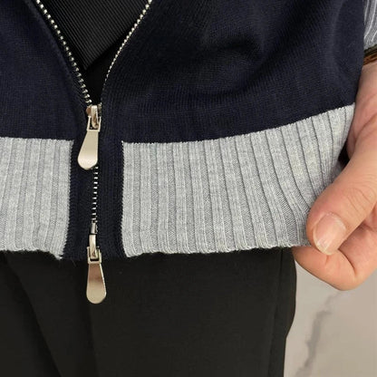 Image of Heren Cardigan met Volledige Rits