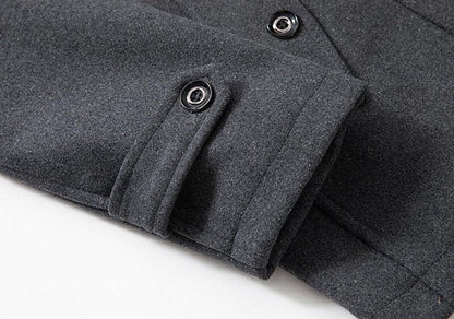 Image of Heren Double-Breasted Pea Coat