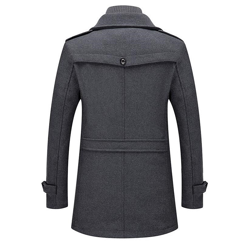 Image of Heren Double-Breasted Pea Coat