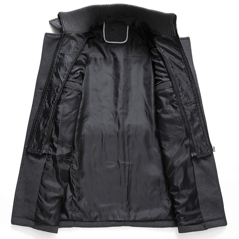 Image of Heren Double-Breasted Pea Coat