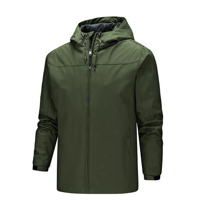 Image of Heren Hooded Zip-Up Jas
