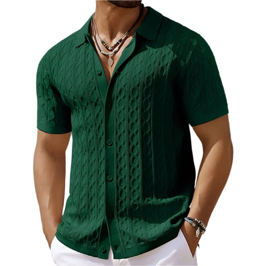 Image of Heren Polo Shirt met Knoopsluiting
