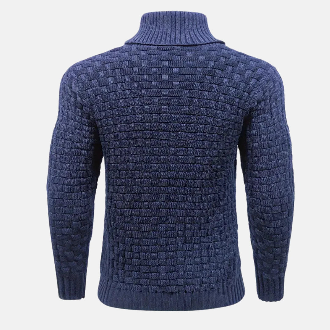 Image of Heren Shawl Collar Gebreide Trui