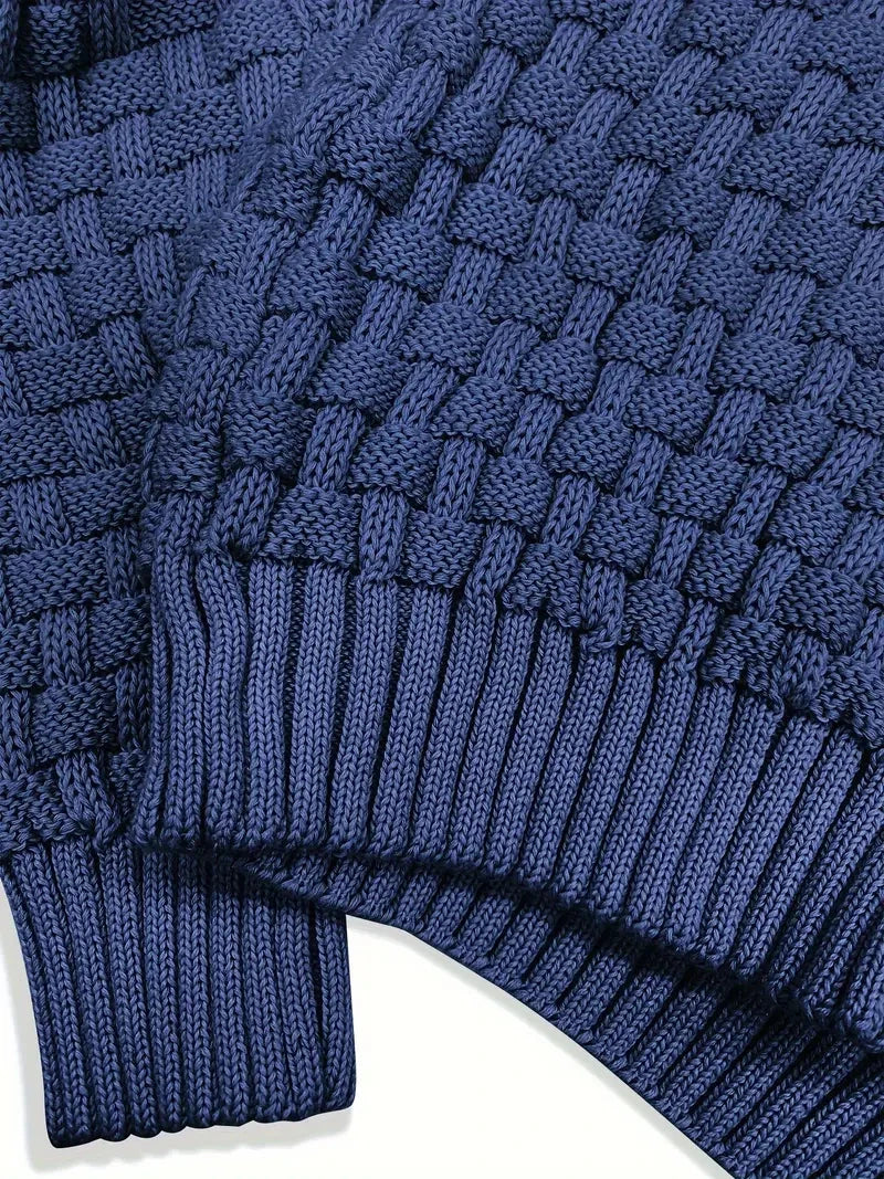 Image of Heren Shawl Collar Gebreide Trui
