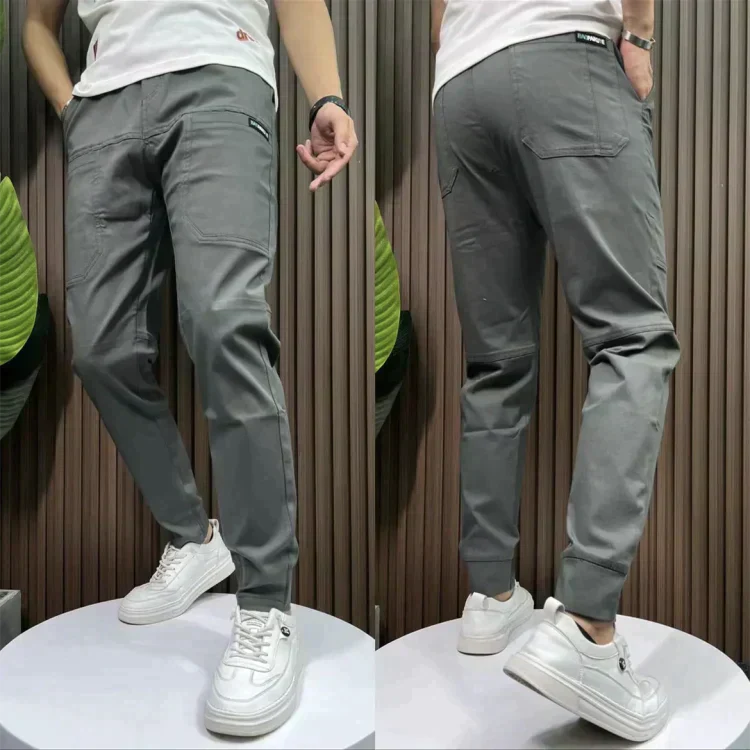 Image of Heren Slim-Fit Cargobroek